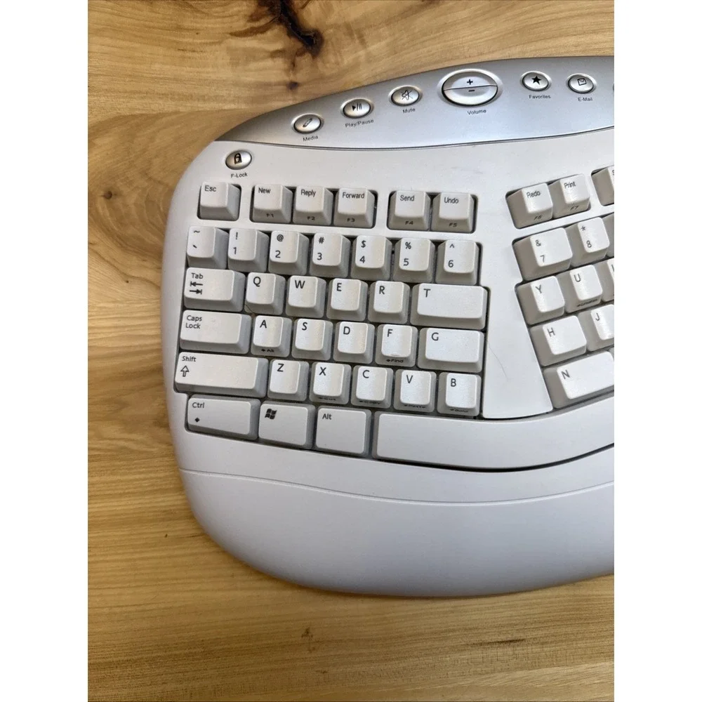 Ergonomic Design Logitech Office Comfort PS/2 Keyboard (Y-SY50) (SK-6300)